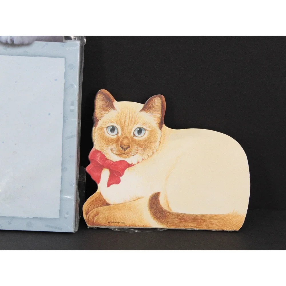 Martin Designs Cat Pet Pads and Current Inc Siamese Cat Notepad Set of 3 Vintage
